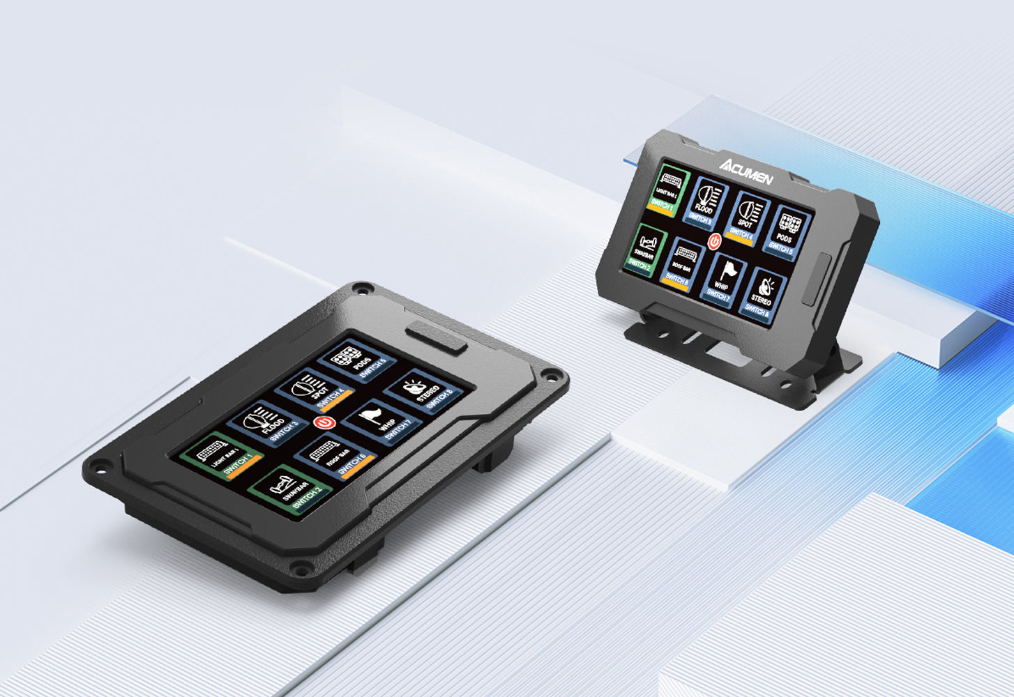 Acumen The Legend Panel – Smart Touchscreen Power Switch Control System with GPS Integration