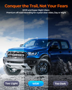 Acumen The Legend 3CH Mirror – Triple-FHD Digital Rearview System with WiFi, GPS & Night Vision