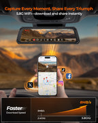 : Acumen The Legend 3CH Bundle – Triple-FHD Digital Rearview Mirror System with WiFi, GPS & Night Vision