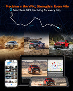 : Acumen The Legend 3CH Bundle – Triple-FHD Digital Rearview Mirror System with WiFi, GPS & Night Vision