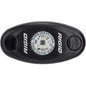 RIGID Industries ASeries Black Low Power LED Light  Single  Amber 480343