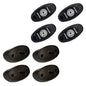 RIGID Industries ASeries Rock Light Kit  4 Cool White Lights  Black 400203