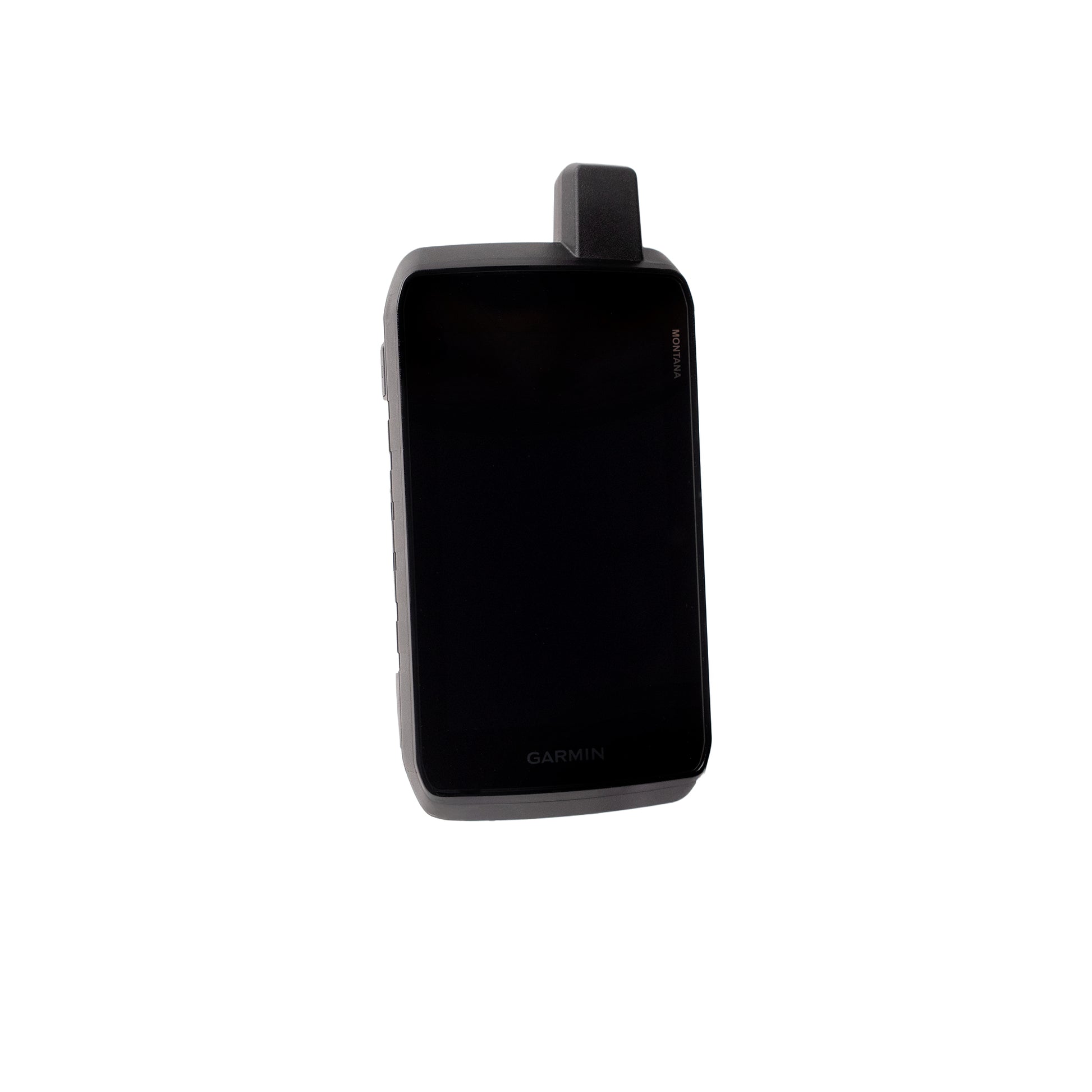Black Montana 710i device with 'Garmin' branding on a white background
