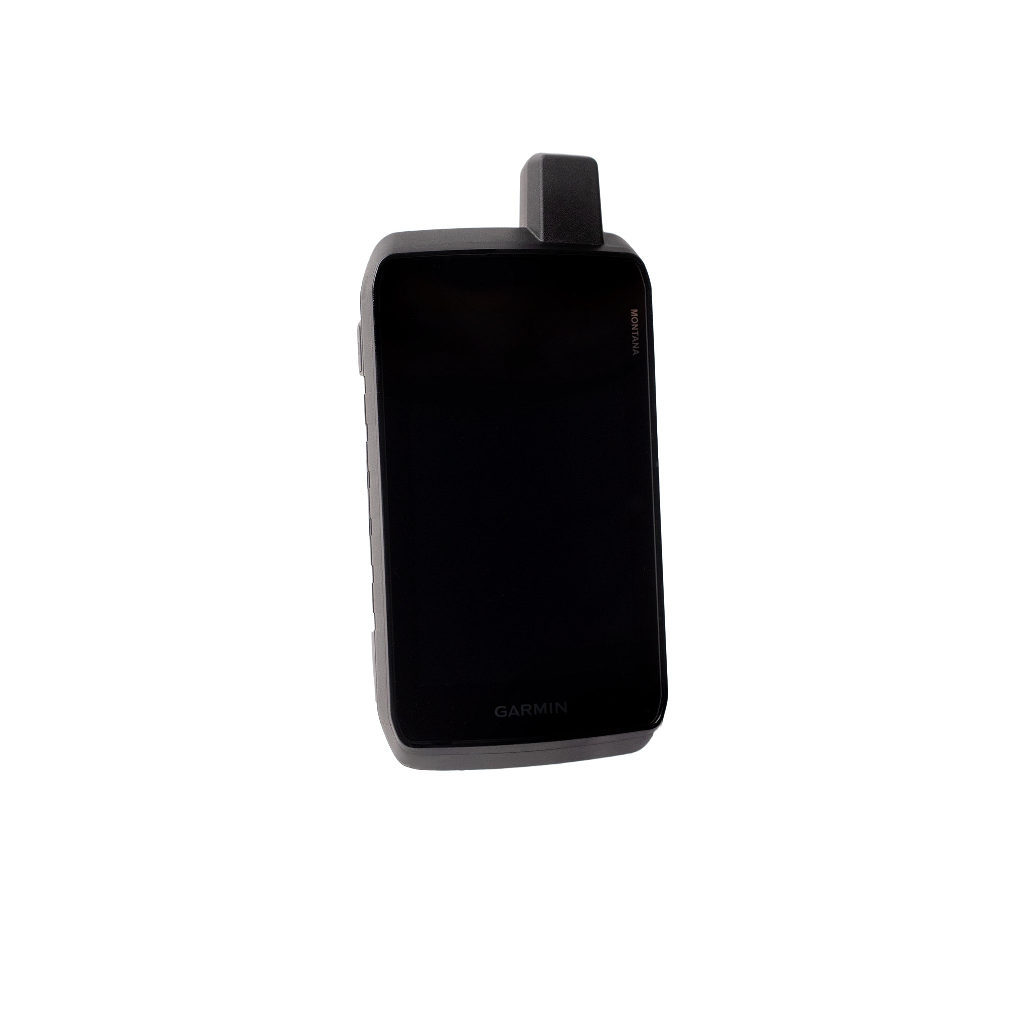 Black Montana 710i device with 'Garmin' branding on a white background