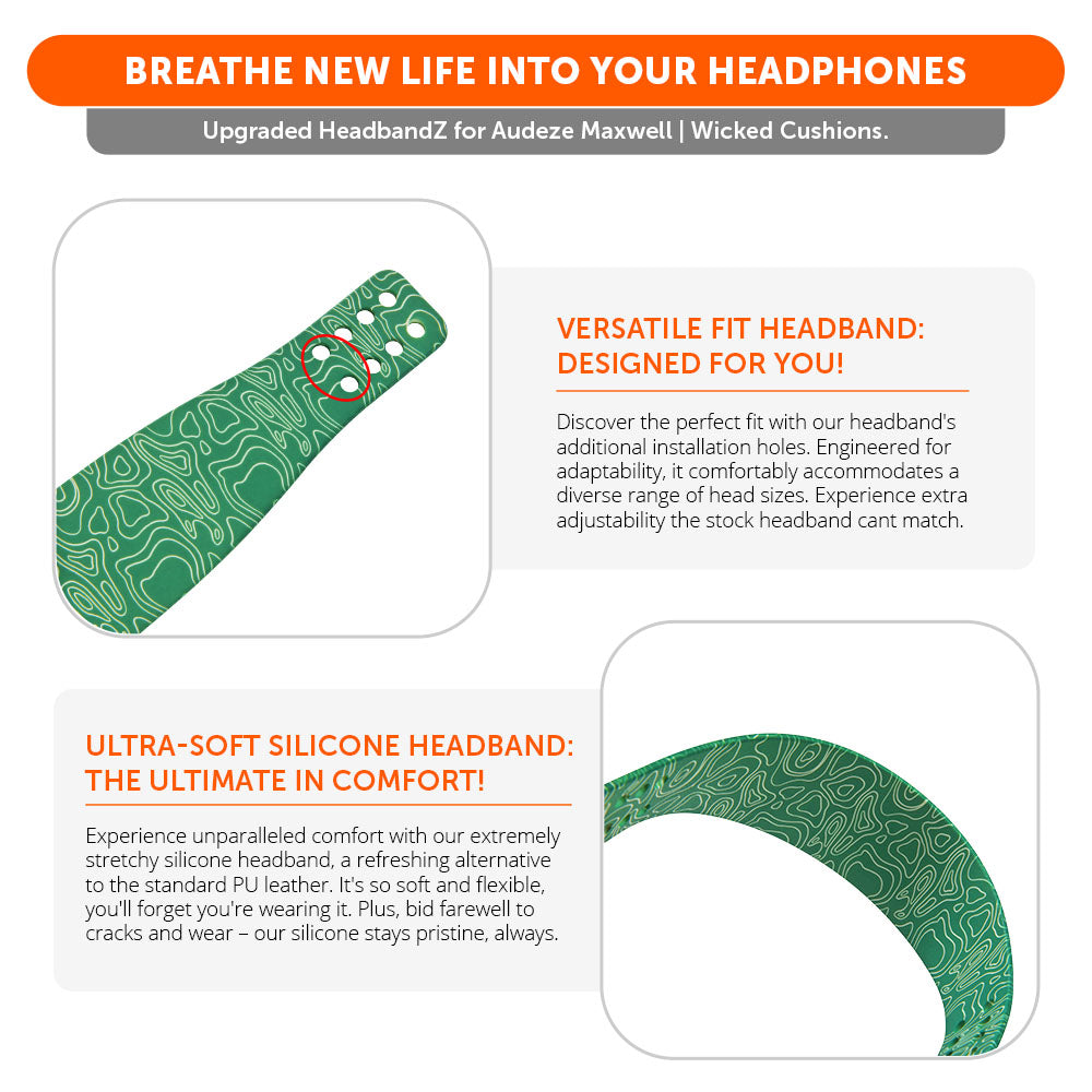 WC Silicone HeadbandZ for Audeze Maxwell