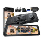 Acumen The Legend 4CH Bundle – Quad-FHD Digital Rearview Mirror System with WiFi, GPS & Night Vision