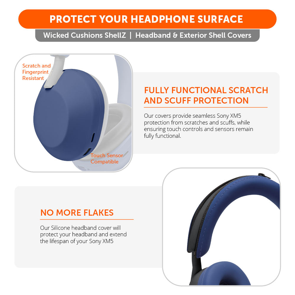 Sony XM5 Protective Shell Cover - WC ShellZ XM5