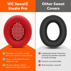 Beats Studio Pro Earpad Sweat Covers - WC SweatZ Studio Pro