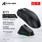 Attack Shark X11 Tri-Mode Wireless Gaming Mouse – 22,000 DPI