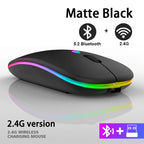 XMSJ RGB Wireless Bluetooth Gaming Mouse – 3600 DPI, Rechargeable