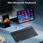 Kebidumei Wireless Bluetooth Mini Keyboard – Rechargeable, 78 Keys