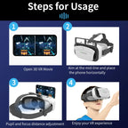 AyeBeau Shinecon G12 3D Virtual Reality Glasses Headset for Smartphones