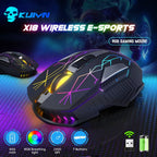 ZIYOULANG X18 Wireless Rechargeable Gaming Mouse – 2400 DPI