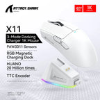 Attack Shark X11 Tri-Mode Wireless Gaming Mouse – 22,000 DPI, RGB