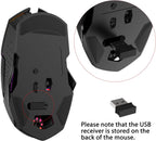 ZIYOULANG X18 Wireless Rechargeable Gaming Mouse – 2400 DPI