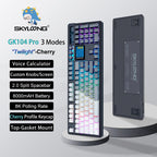 Wireless Mechanical Keyboard with 3.0 Screen 3 Knobs Hot-Swappable Silent Switch PBT keycaps