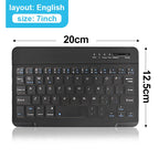 Kebidumei Wireless Bluetooth Mini Keyboard – Rechargeable, 78 Keys