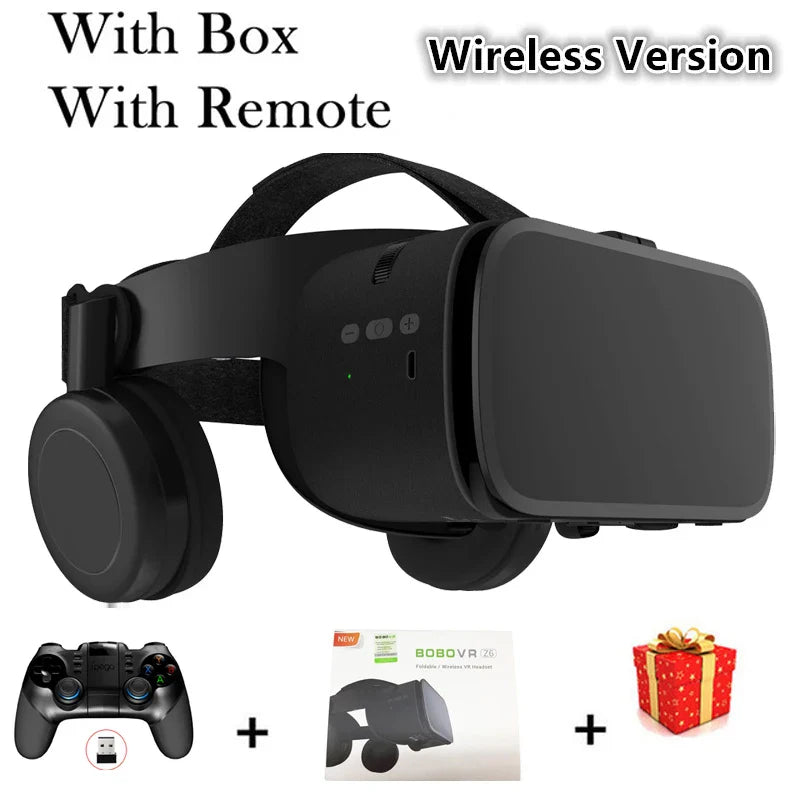 AyeBeau BOBOVR Z6 Wireless VR Headset with Built-in Stereo Headphones