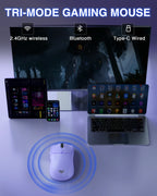 AULA SC580 Tri-Mode RGB Gaming Mouse – 10,000 DPI