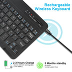 Kebidumei Wireless Bluetooth Mini Keyboard – Rechargeable, 78 Keys