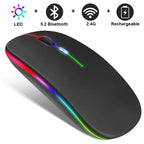 XMSJ RGB Wireless Bluetooth Gaming Mouse – 3600 DPI, Rechargeable