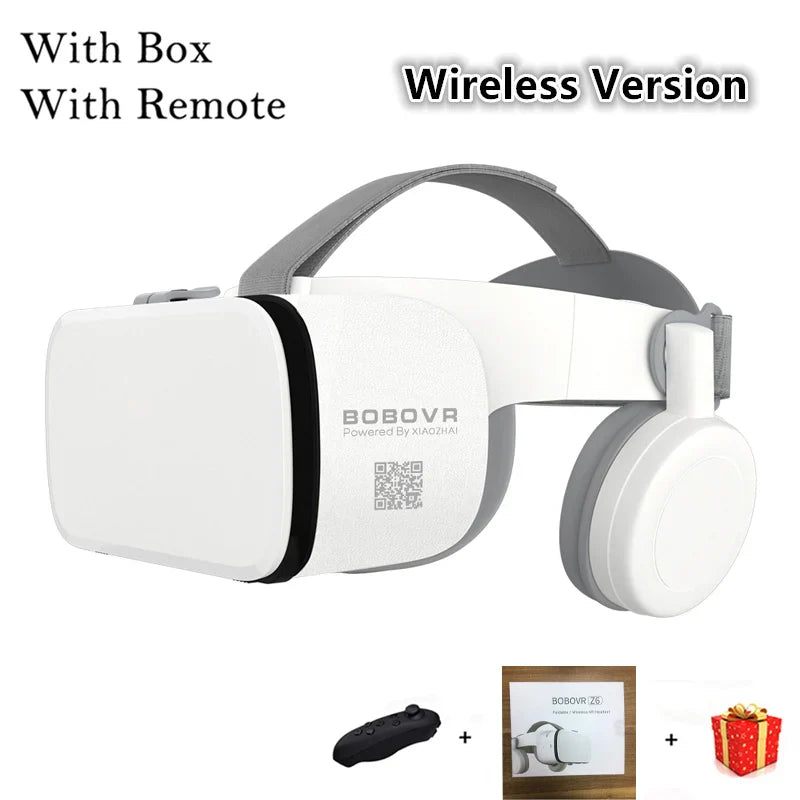 AyeBeau BOBOVR Z6 Wireless VR Headset with Built-in Stereo Headphones