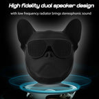VBESTLIFE Dog-Shaped Bluetooth Speaker – Stereo Subwoofer with Radio & USB Playback