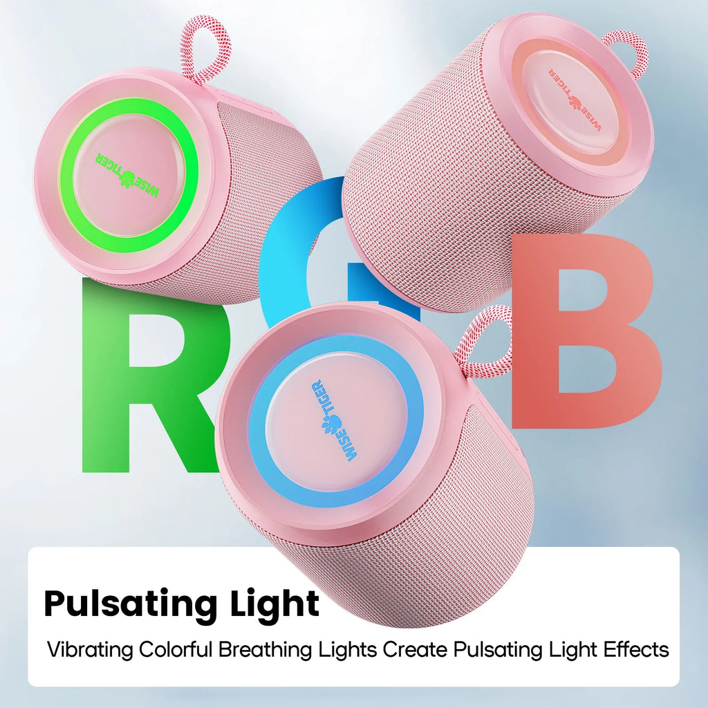 Wise Tiger P1S Portable Bluetooth Speaker – Waterproof, 25W