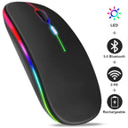XMSJ RGB Wireless Bluetooth Gaming Mouse – 3600 DPI, Rechargeable