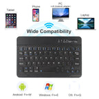 Kebidumei Wireless Bluetooth Mini Keyboard – Rechargeable, 78 Keys