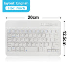 Kebidumei Wireless Bluetooth Mini Keyboard – Rechargeable, 78 Keys