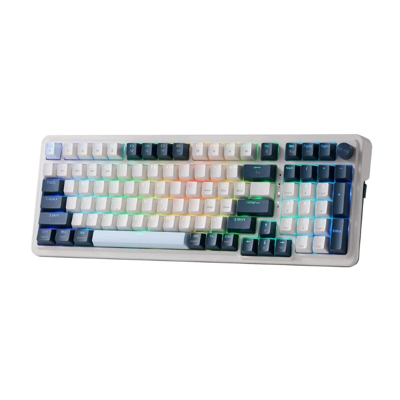 98 Keys 3-Mode Wireless Gasket RGB Gaming Mechanical Keyboard