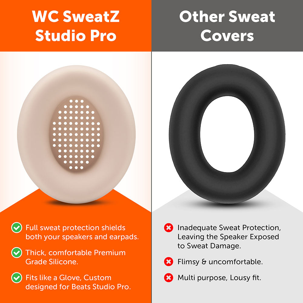 Beats Studio Pro Earpad Sweat Covers - WC SweatZ Studio Pro