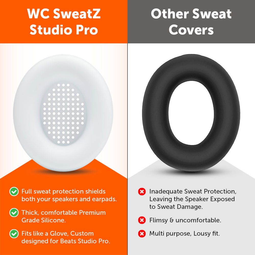 Beats Studio Pro Earpad Sweat Covers - WC SweatZ Studio Pro