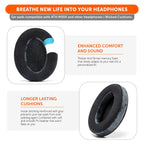 ATH M50X Earpads - Velour Hybrid