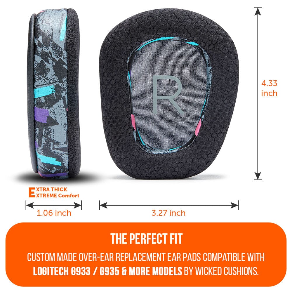Logitech G933 / G935 & More Earpads - WC FreeZe Cooling Gel