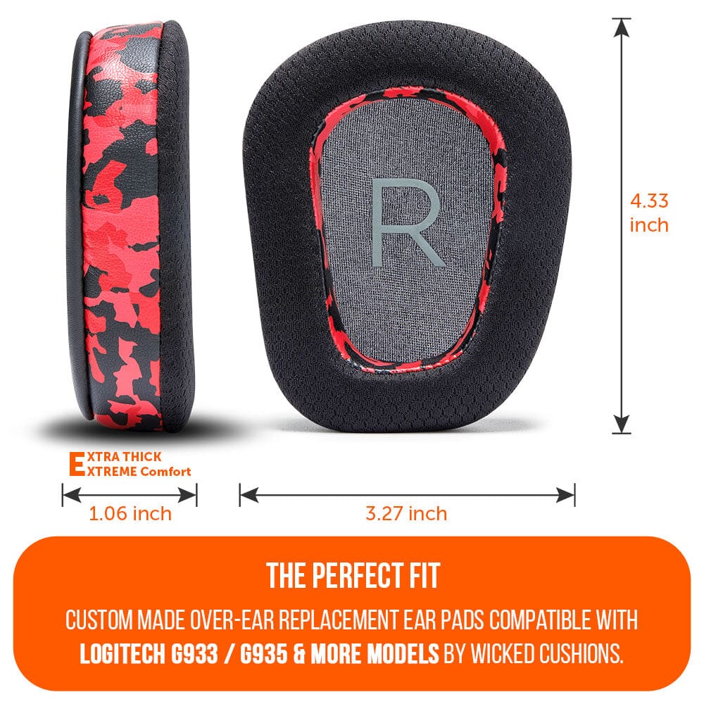 Logitech G933 / G935 & More Earpads - WC FreeZe Cooling Gel