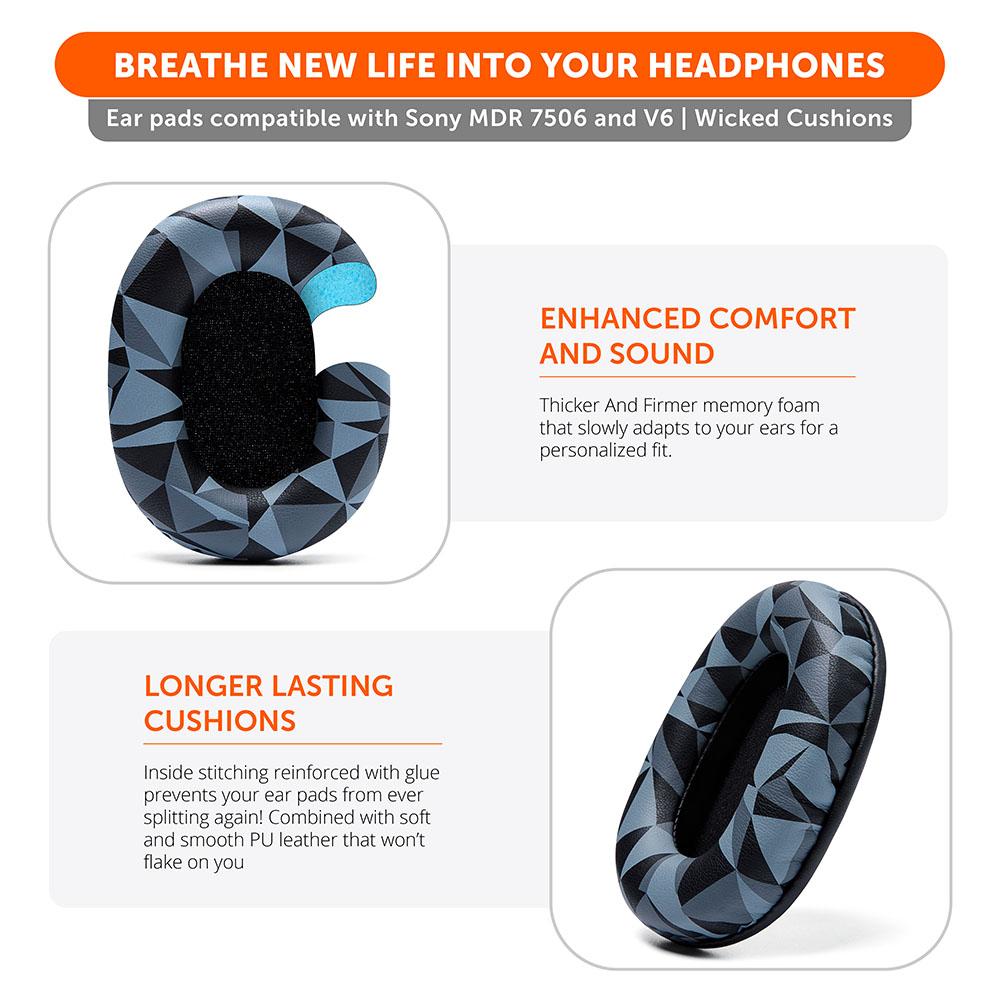 Replacement Earpads For Sony MDR 7506