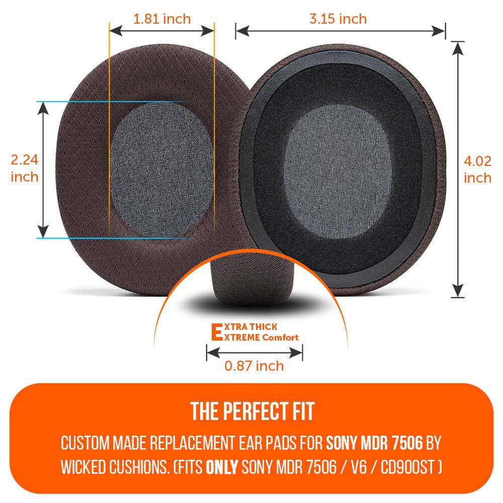 Replacement Earpads For Sony MDR 7506