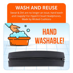 Silicone Headband Cover for HyperX Cloud Series Headphones - WC BandZ Cloud