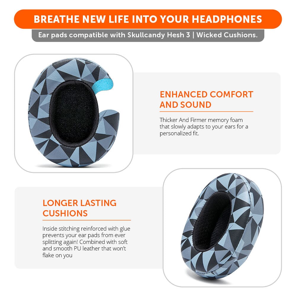 Skullcandy Hesh 3, Evo, and Crusher Replacement Earpads
