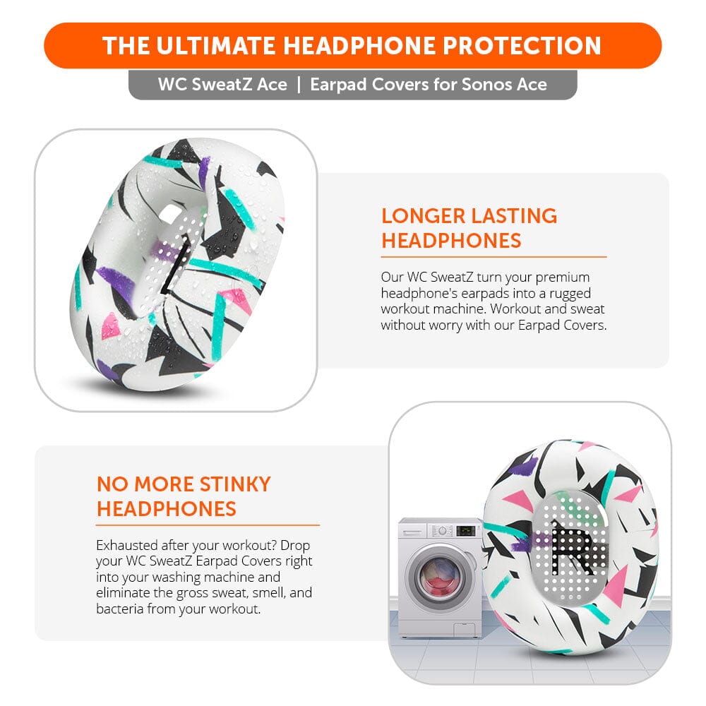 Sonos Ace Earpad Sweat Covers - WC SweatZ Ace