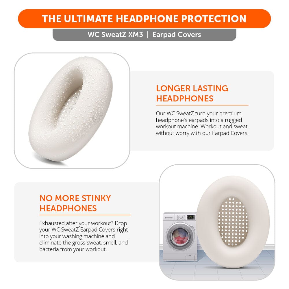 Sony WH-1000XM3 Earpad Sweat Covers - WC SweatZ