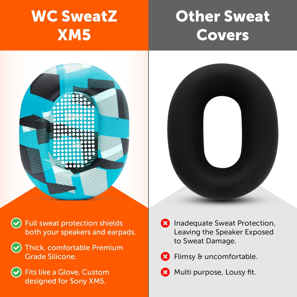 Sony WH-1000XM5 Earpad Sweat Covers - WC SweatZ