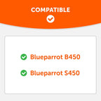 Upgraded BlueParrot B450 Earpads - WC PadZ B450