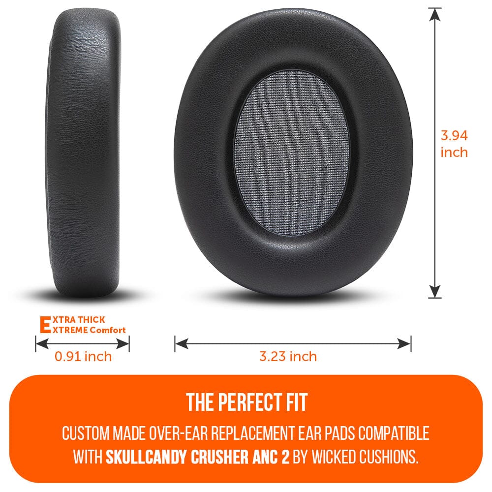 Upgraded Skullcandy Crusher ANC 2 Earpads - WC PadZ Crusher ANC 2