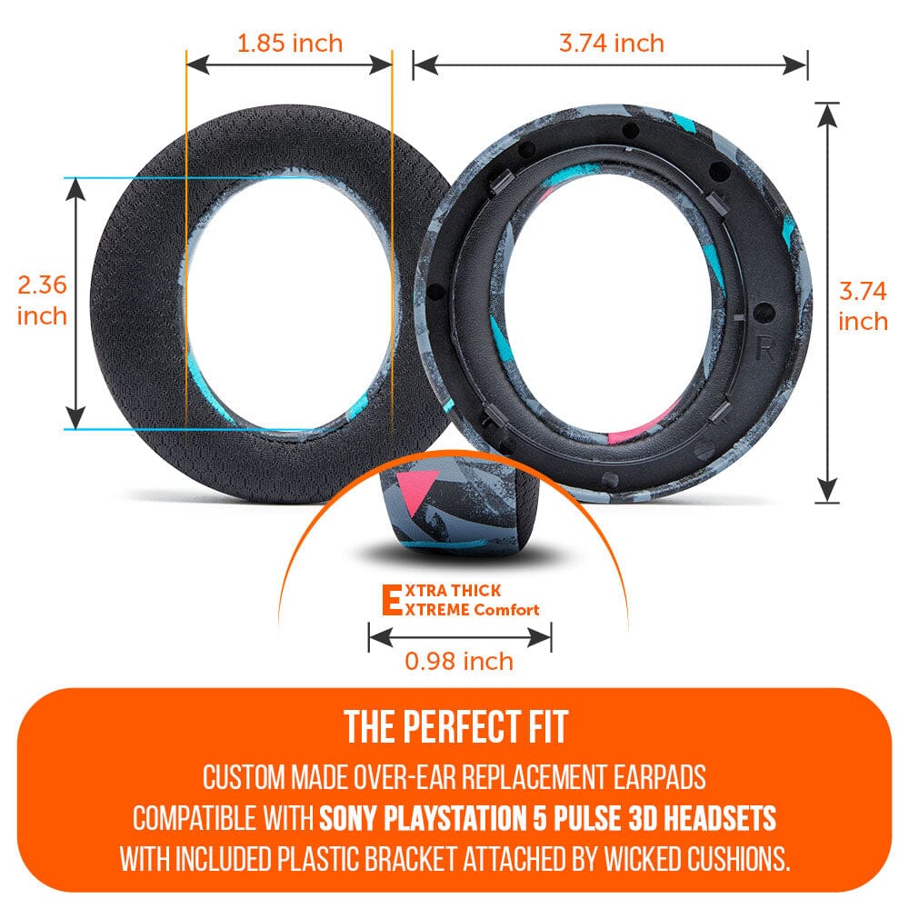 WC FreeZe Pulse 3D - Cooling Gel Earpads For PS5 Pulse 3D Headset