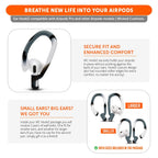 WC HookZ - Over Ear Hooks for Airpods Pro 1, 2 & Airpods 1, 2, 3