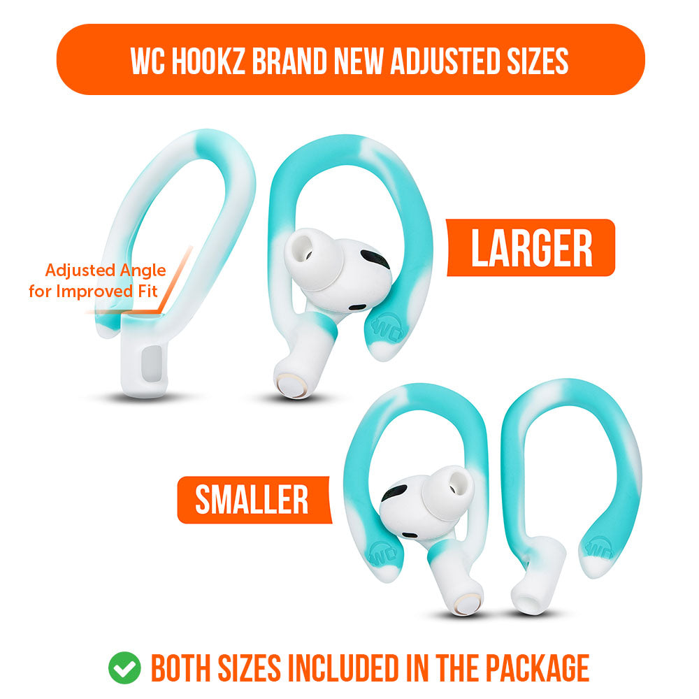WC HookZ - Over Ear Hooks for Airpods Pro 1, 2 & Airpods 1, 2, 3